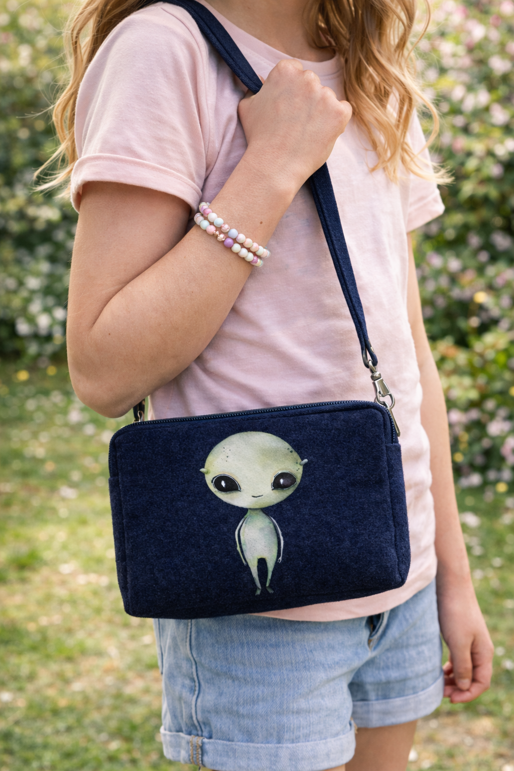 Bügelbild Alien