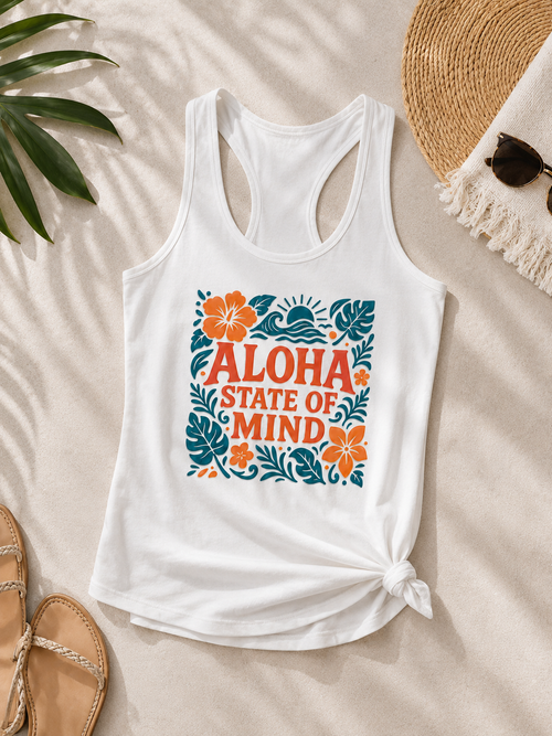 Bügelbild ALOHA STATE OF MIND