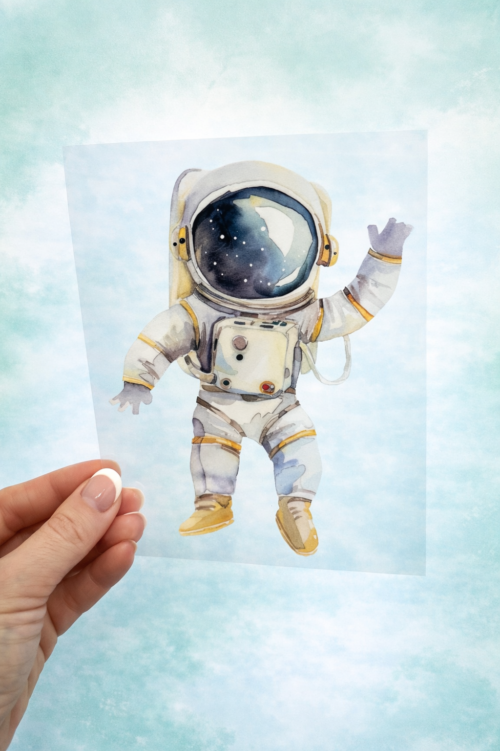 Bügelbild Astronaut