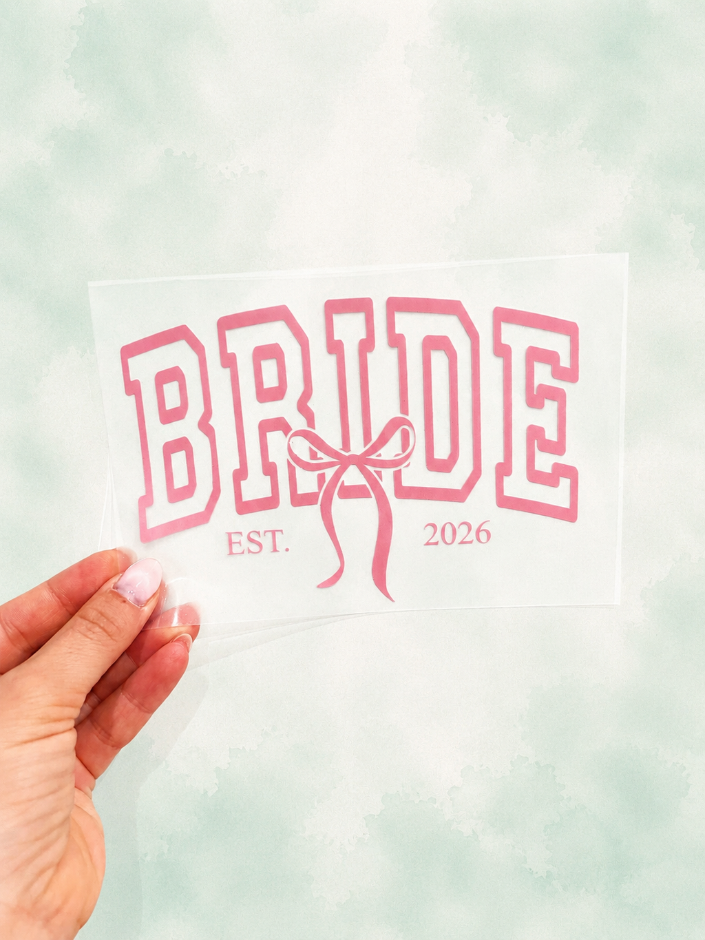 Bügelbild Bride
