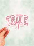 Bügelbild Bride