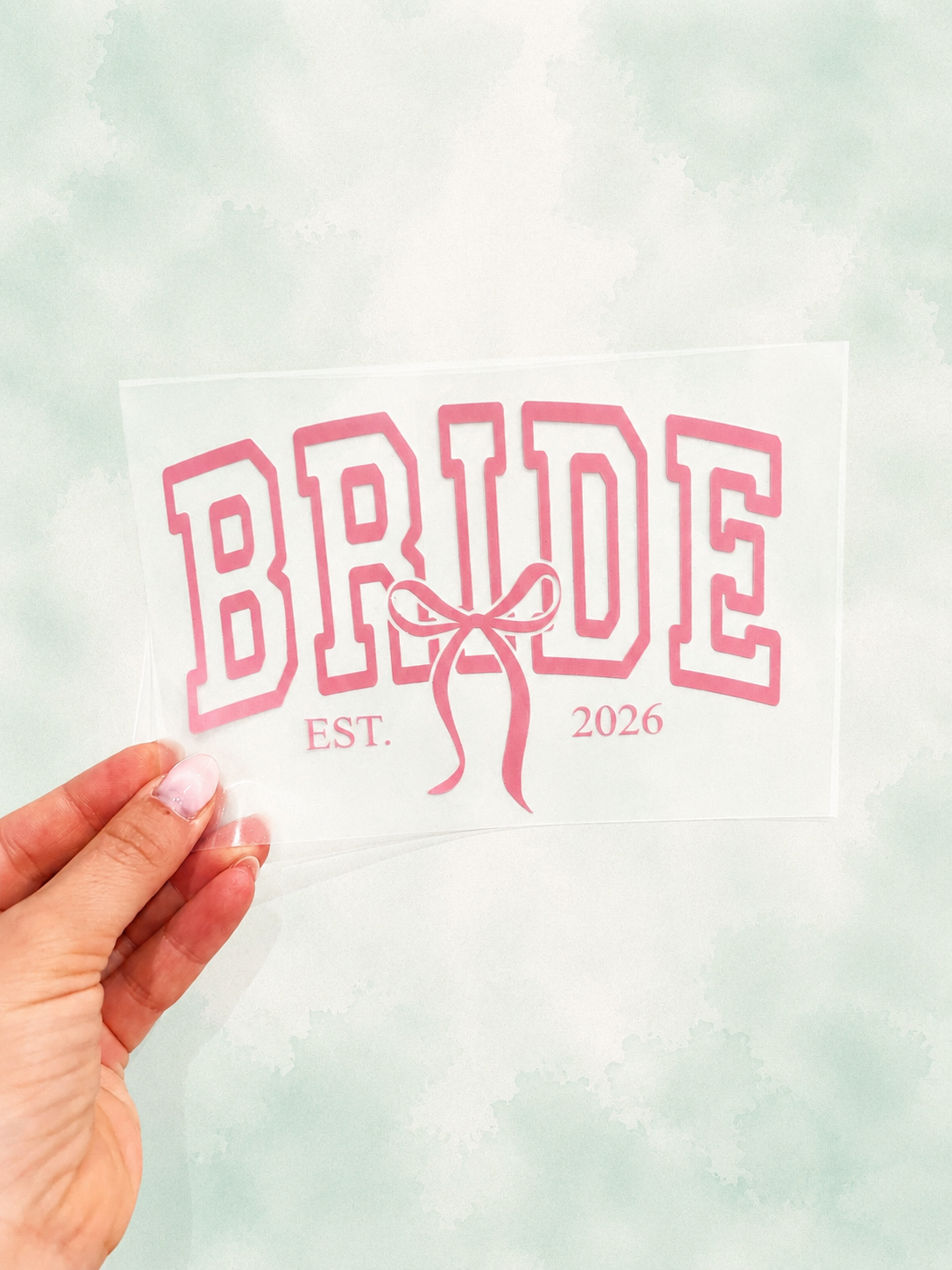 Bügelbild Bride
