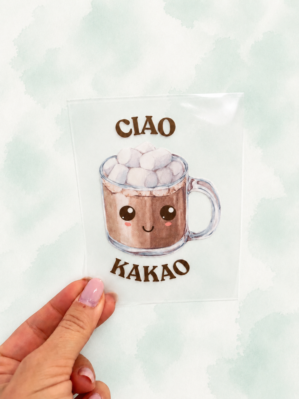 Bügelbild CIAO KAKAO