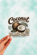 Bügelbild Coconut
