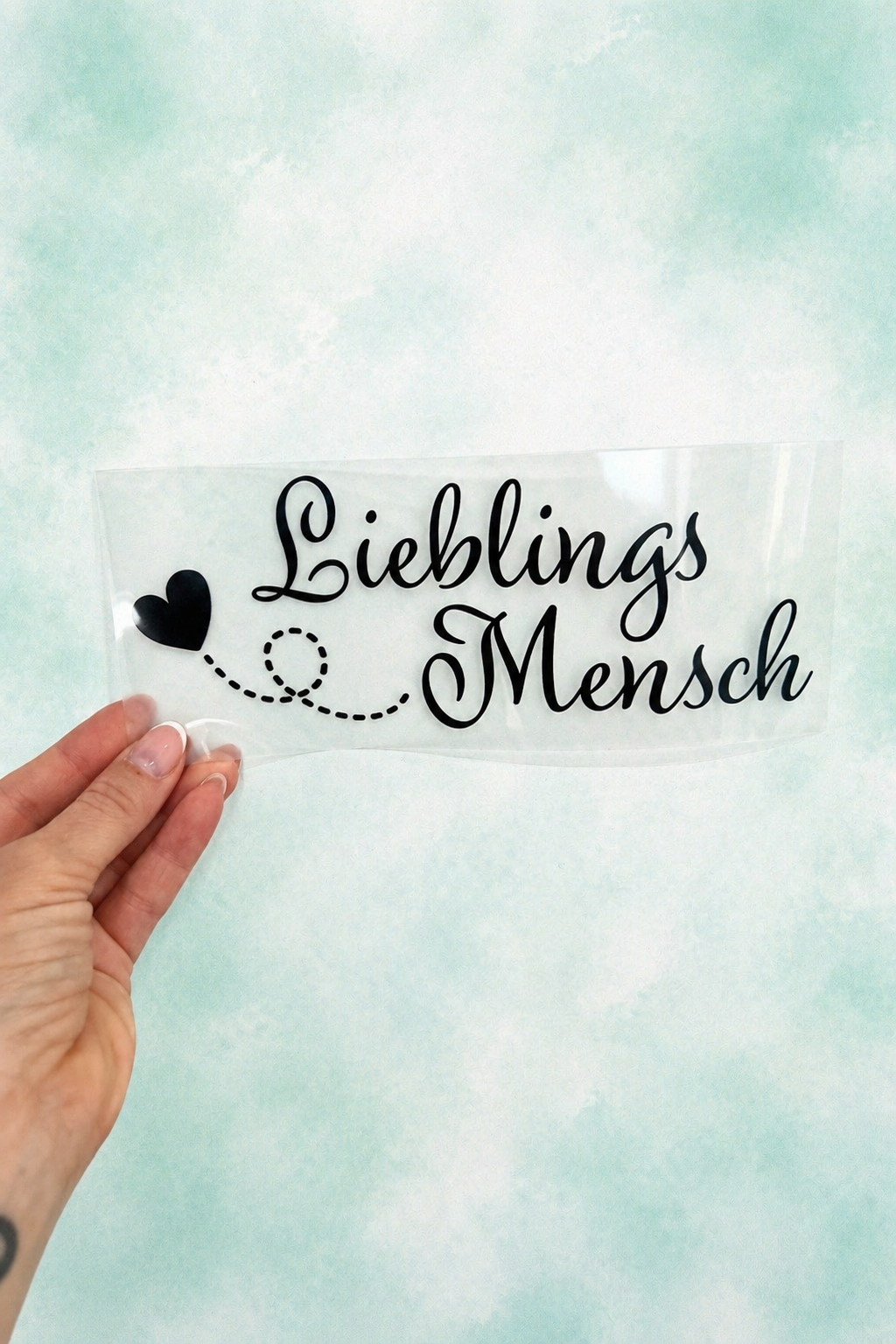 Bügelbild Lieblingsmensch