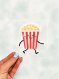 Bügelbild Popcorn
