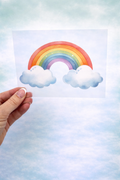 Bügelbild Regenbogen
