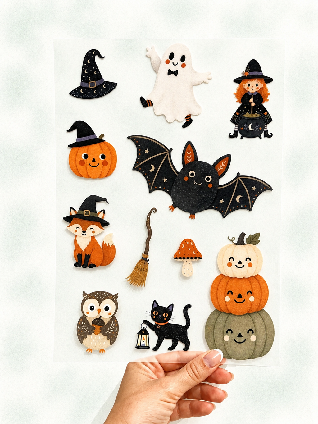 Bügelbild Halloween SET