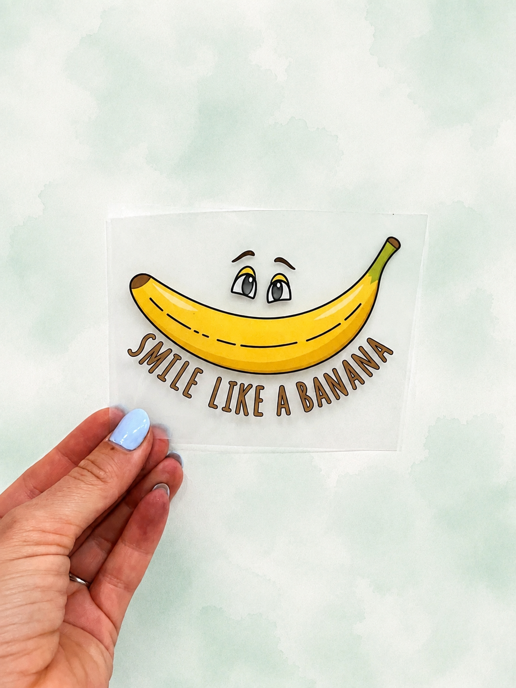 Bügelbild Smile like a banana