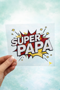 Bügelbild SUPER PAPA