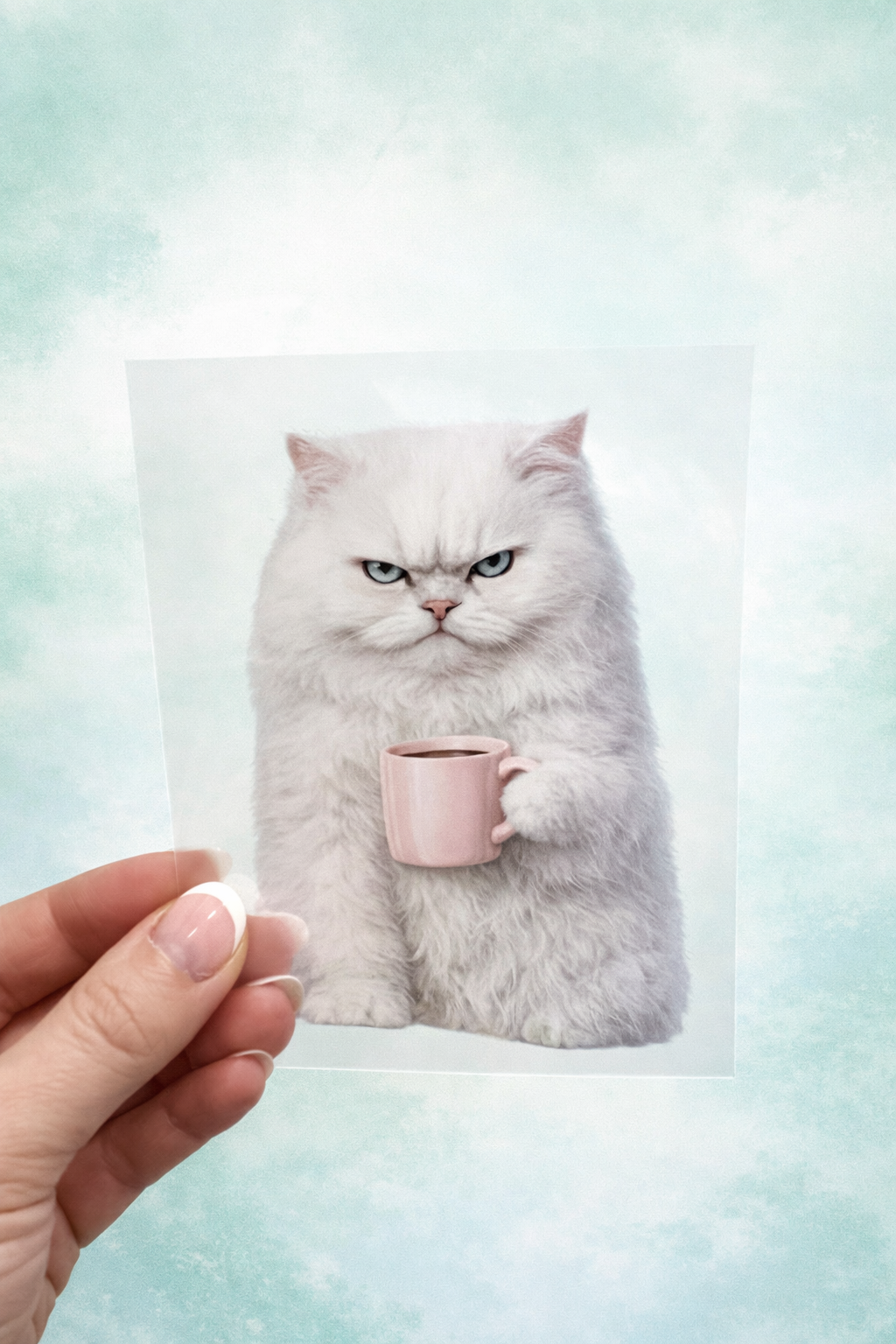 Bügelbild Crumpy Cat Nr. 4