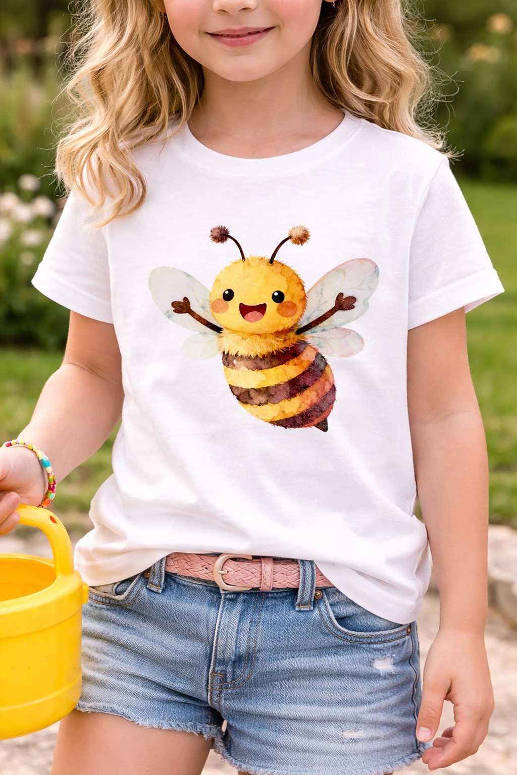 Bügelbild Biene