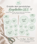personalisiertes Design Bügelbilder-SET