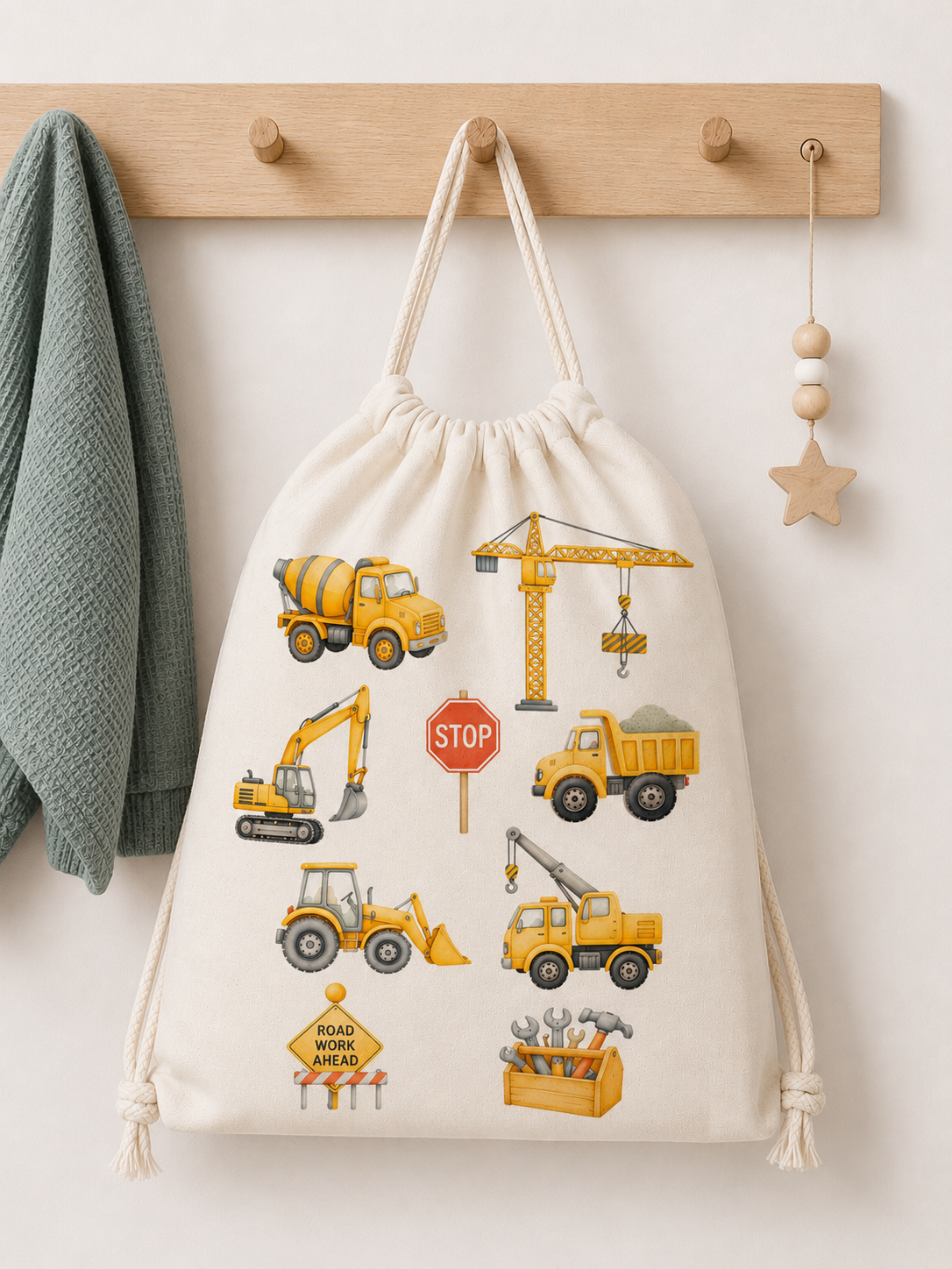 Bügelbild Baustellen SET