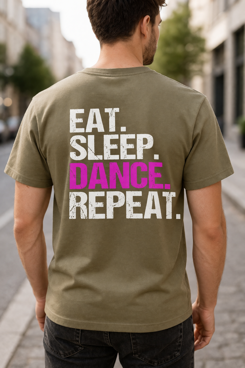 Bügelbild EAT SLEEP DANCE REPEAT