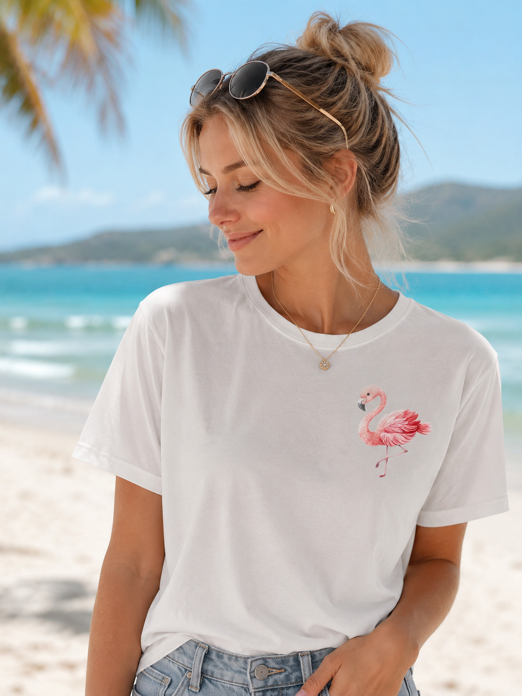 Bügelbild Flamingo