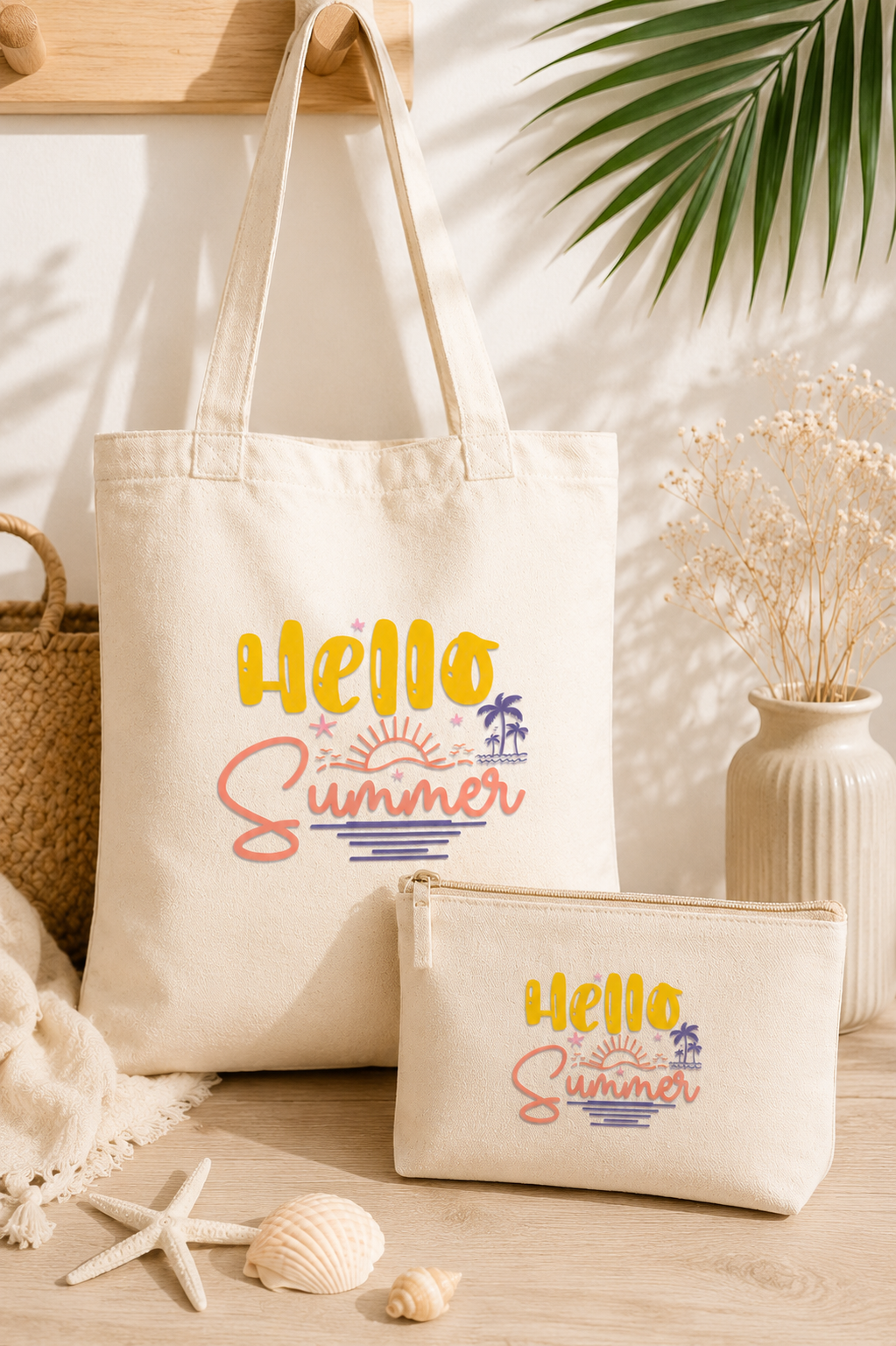 Bügelbild Hello Summer