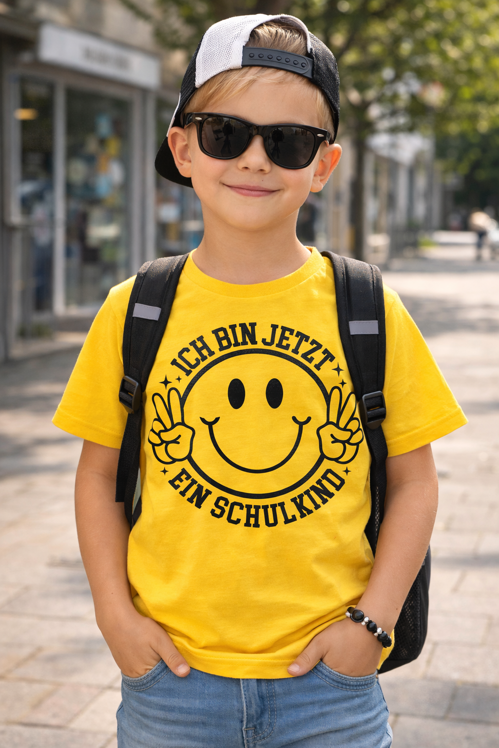 Bügelbild Ich bin jetzt ein Schulkind