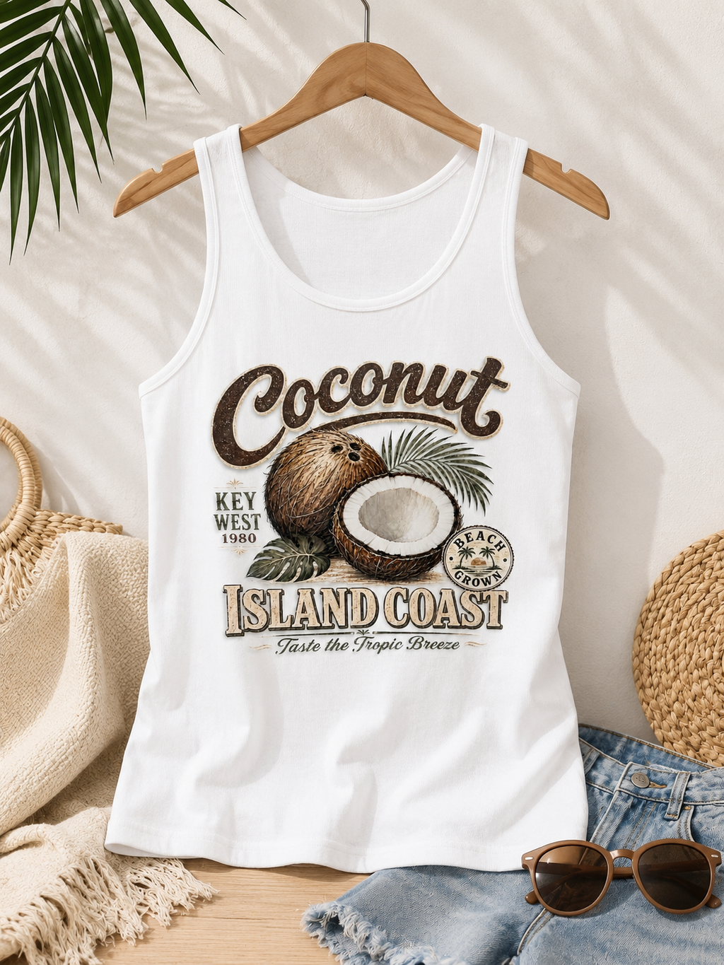 Bügelbild Coconut