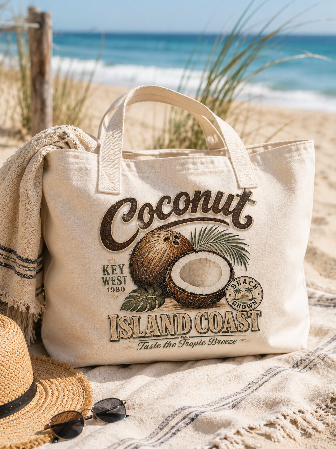 Bügelbild Coconut