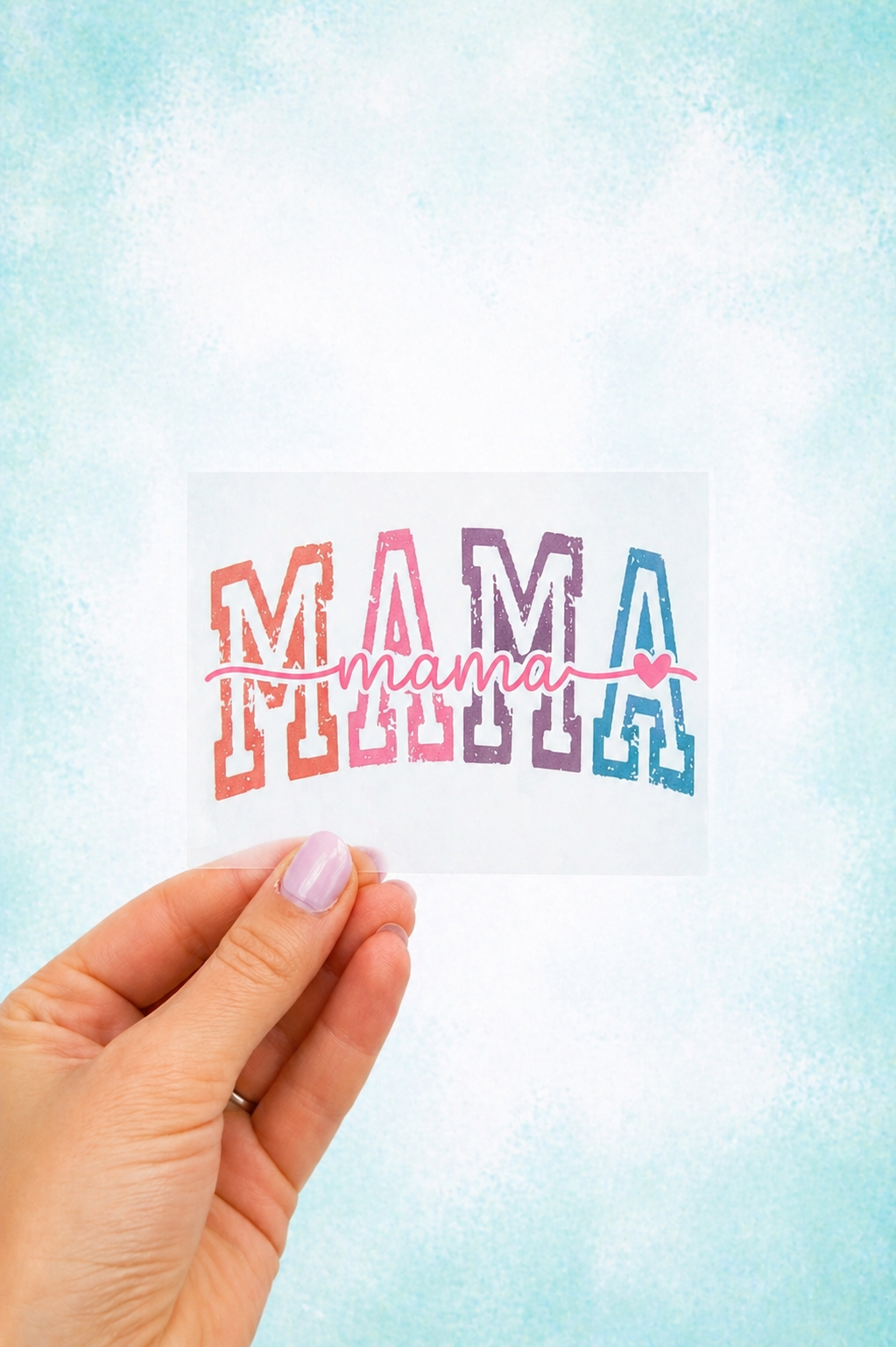 Bügelbild MAMA