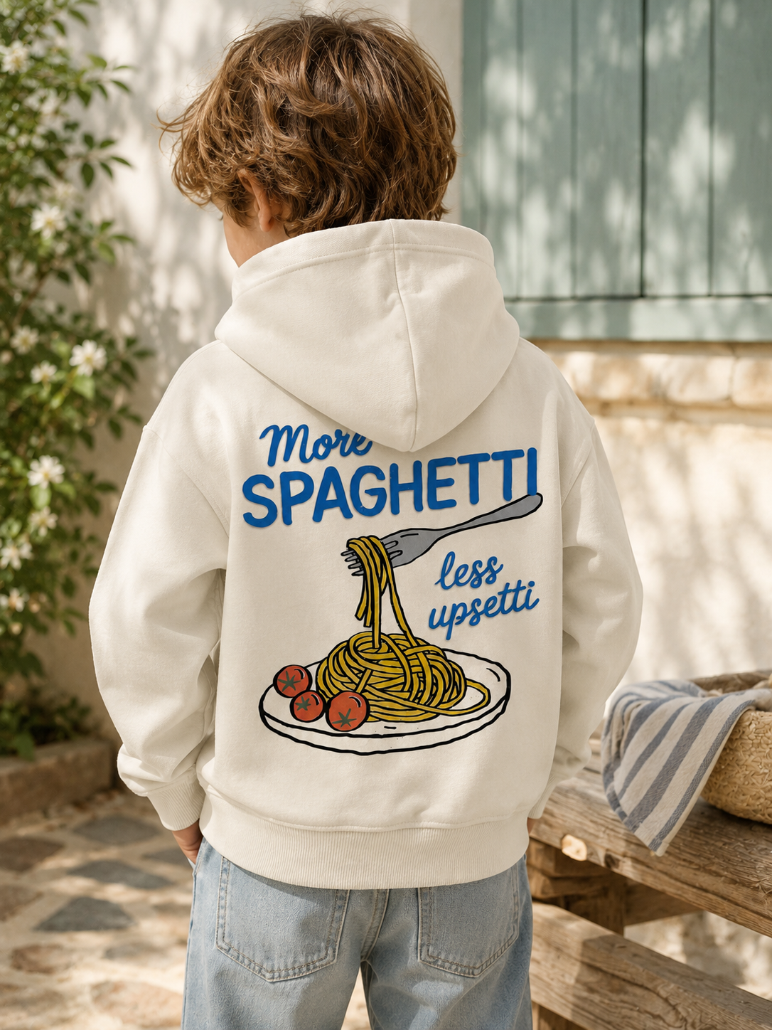 Bügelbild More Spaghetti, less upsetti