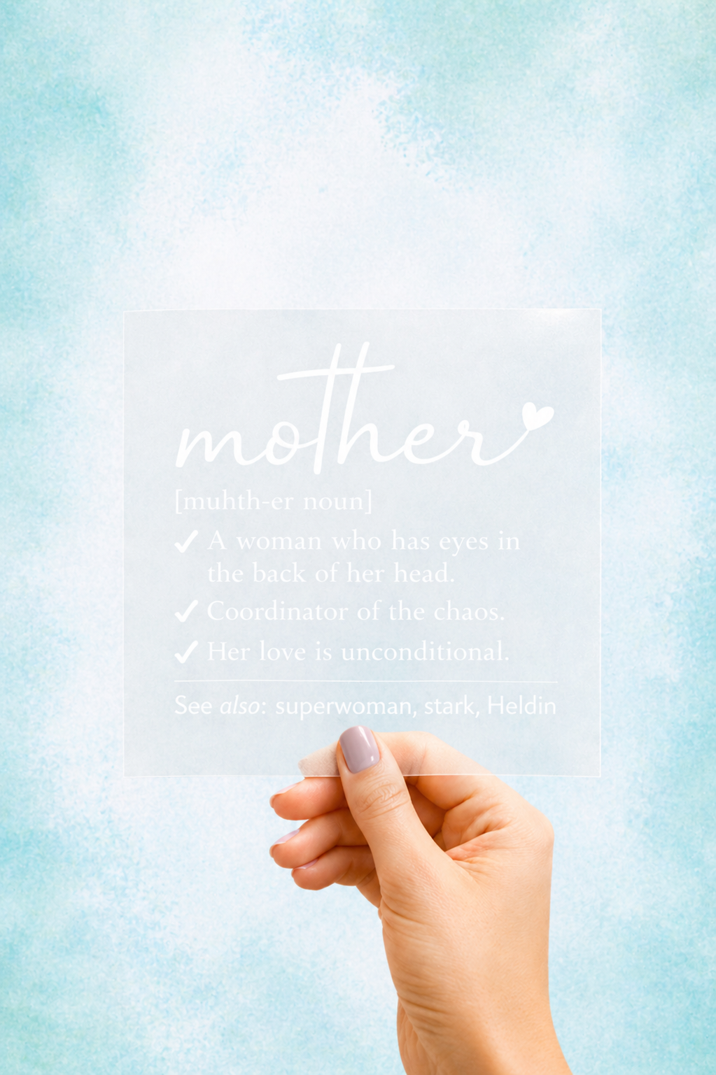Bügelbild Mother Definition