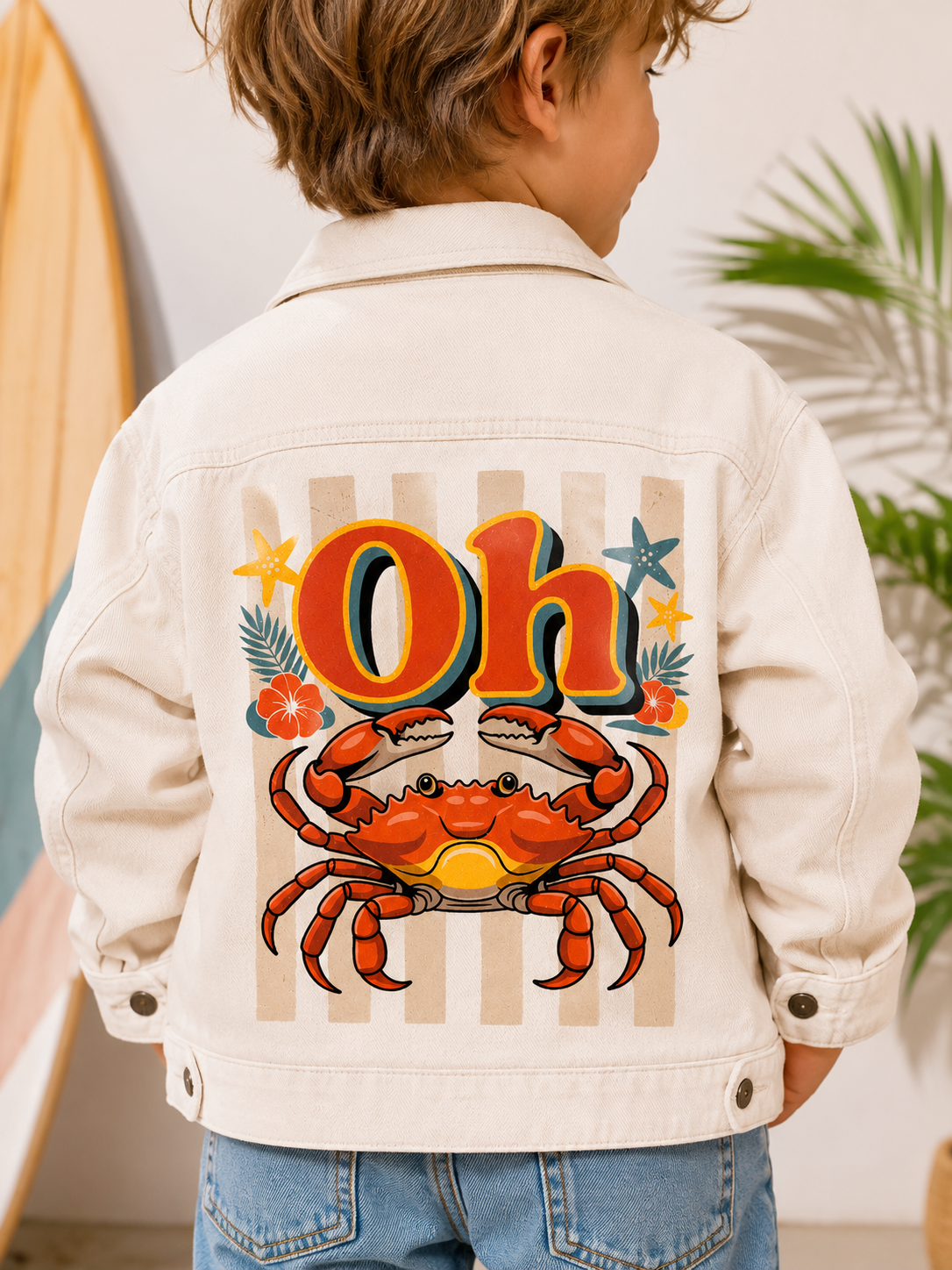 Bügelbild Oh Crab