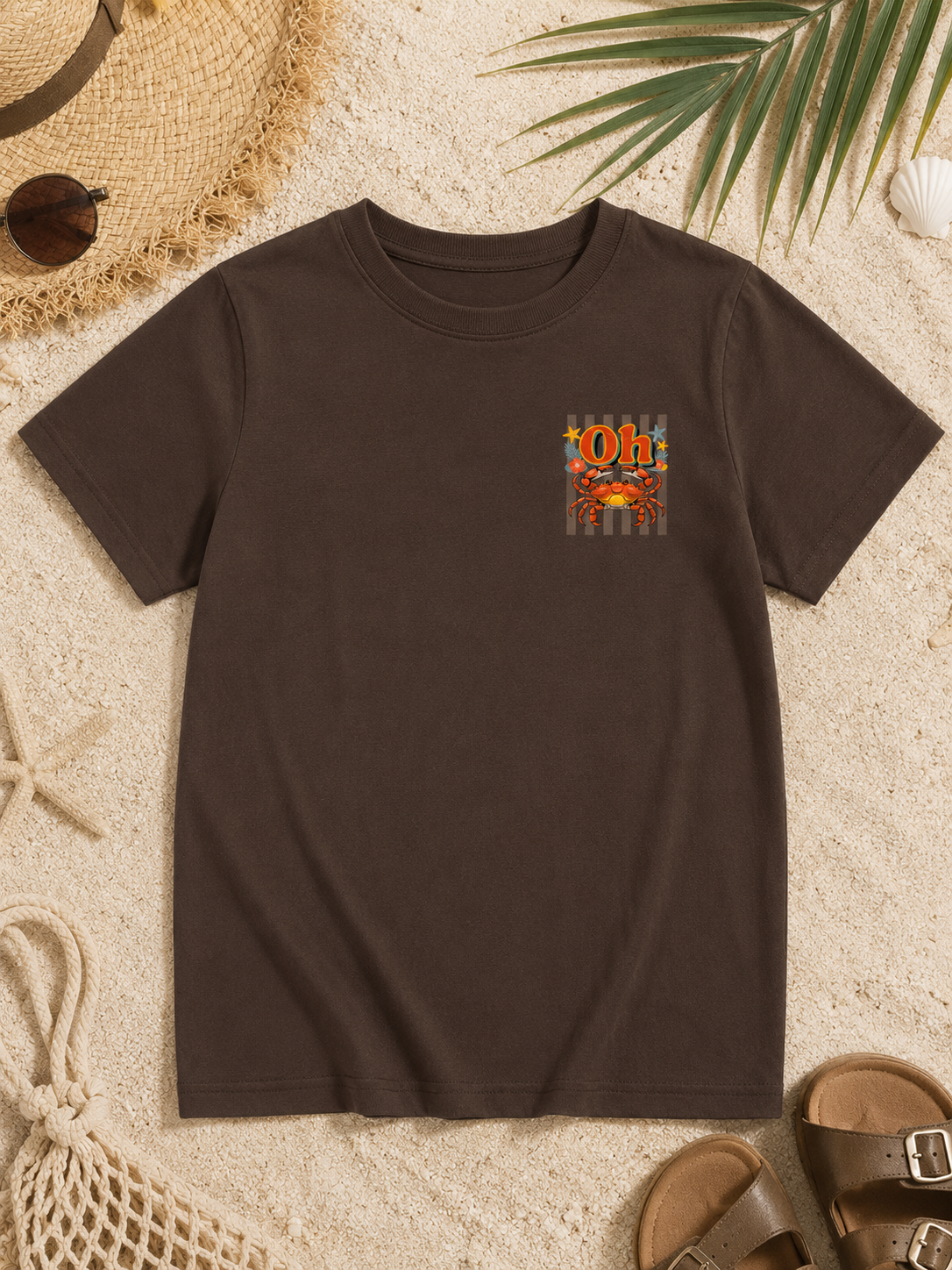 Bügelbild Oh Crab