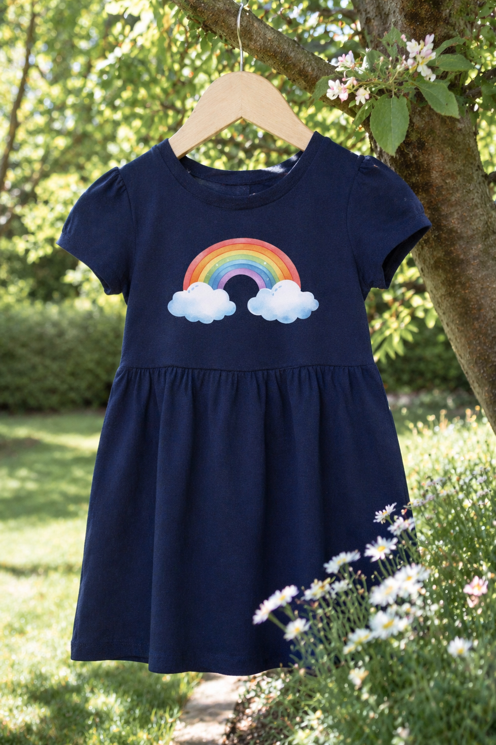 Bügelbild Regenbogen