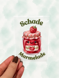 Bügelbild Schade Marmelade