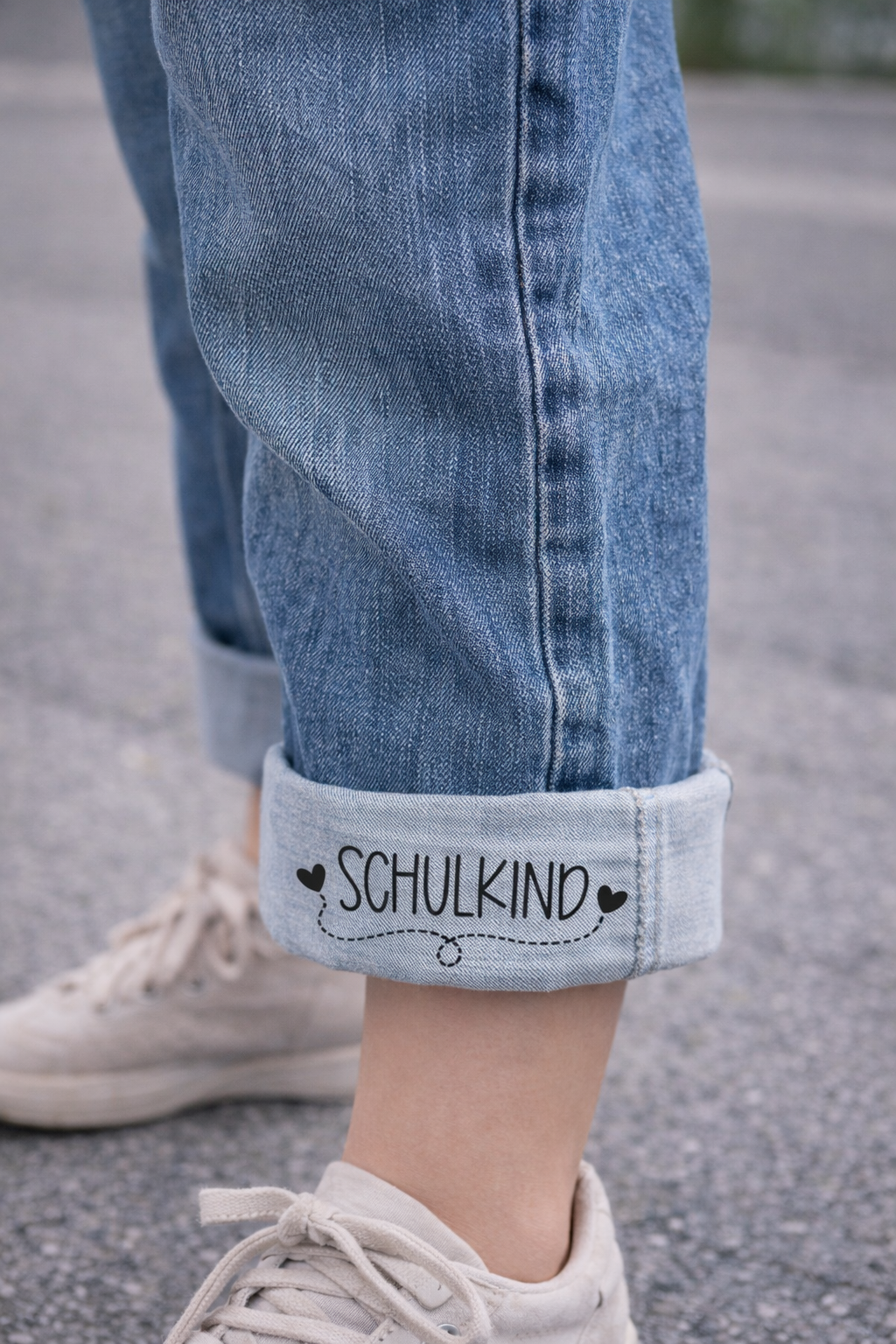 Bügelbild Schulkind