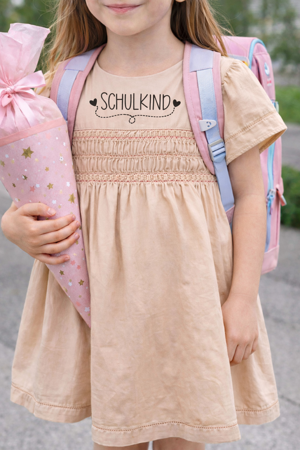 Bügelbild Schulkind