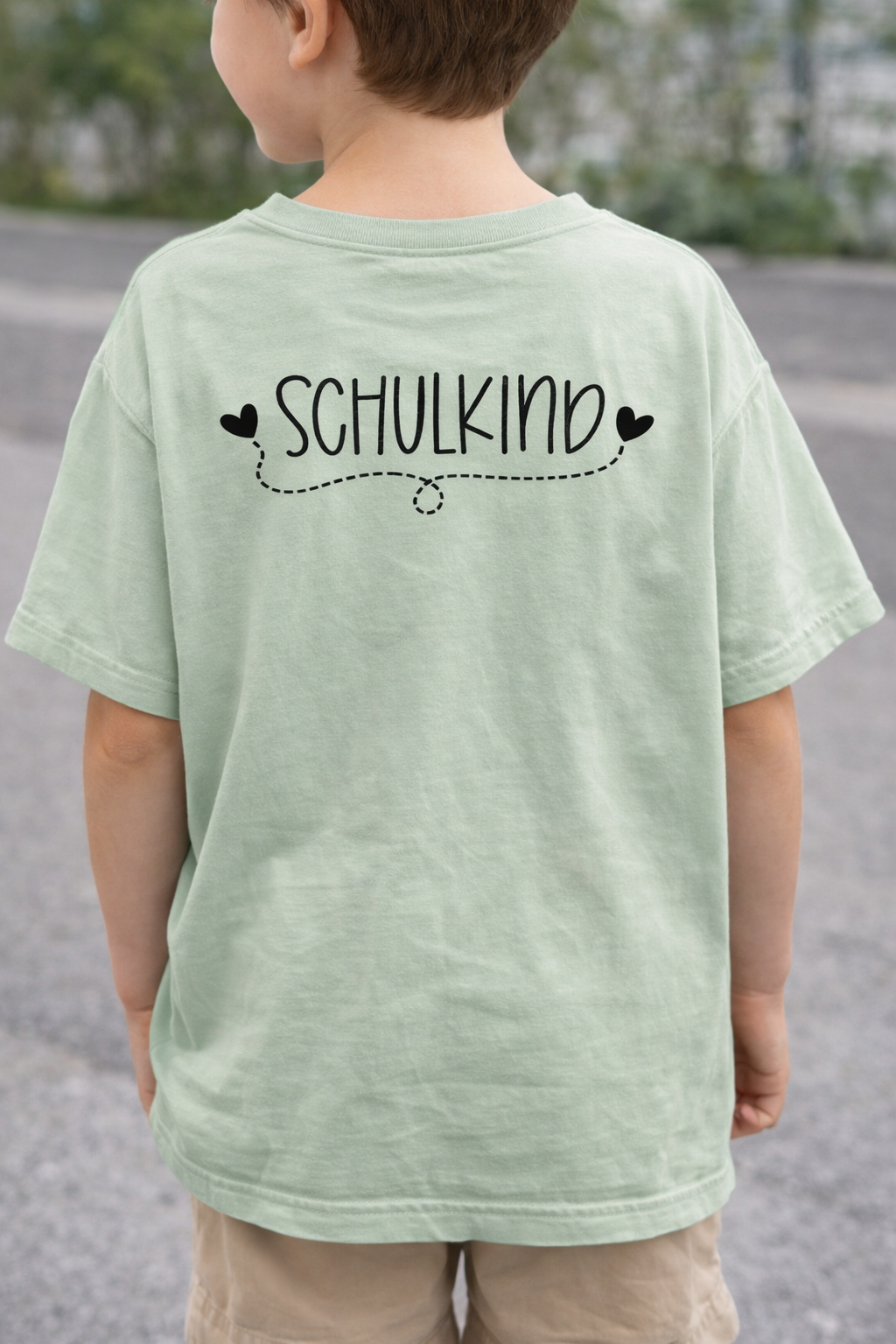 Bügelbild Schulkind