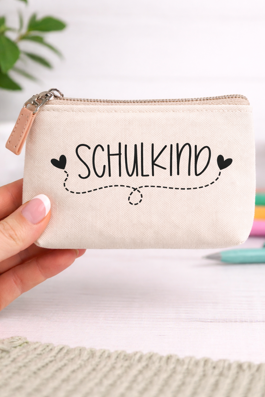 Bügelbild Schulkind