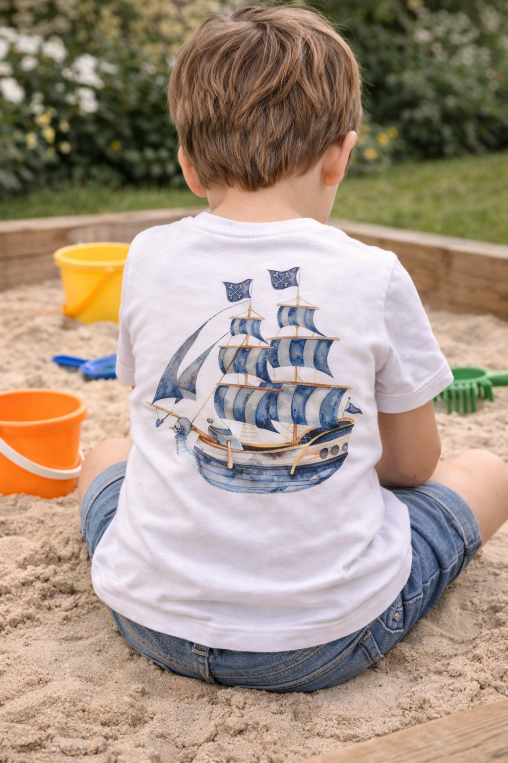 Bügelbild Schiff