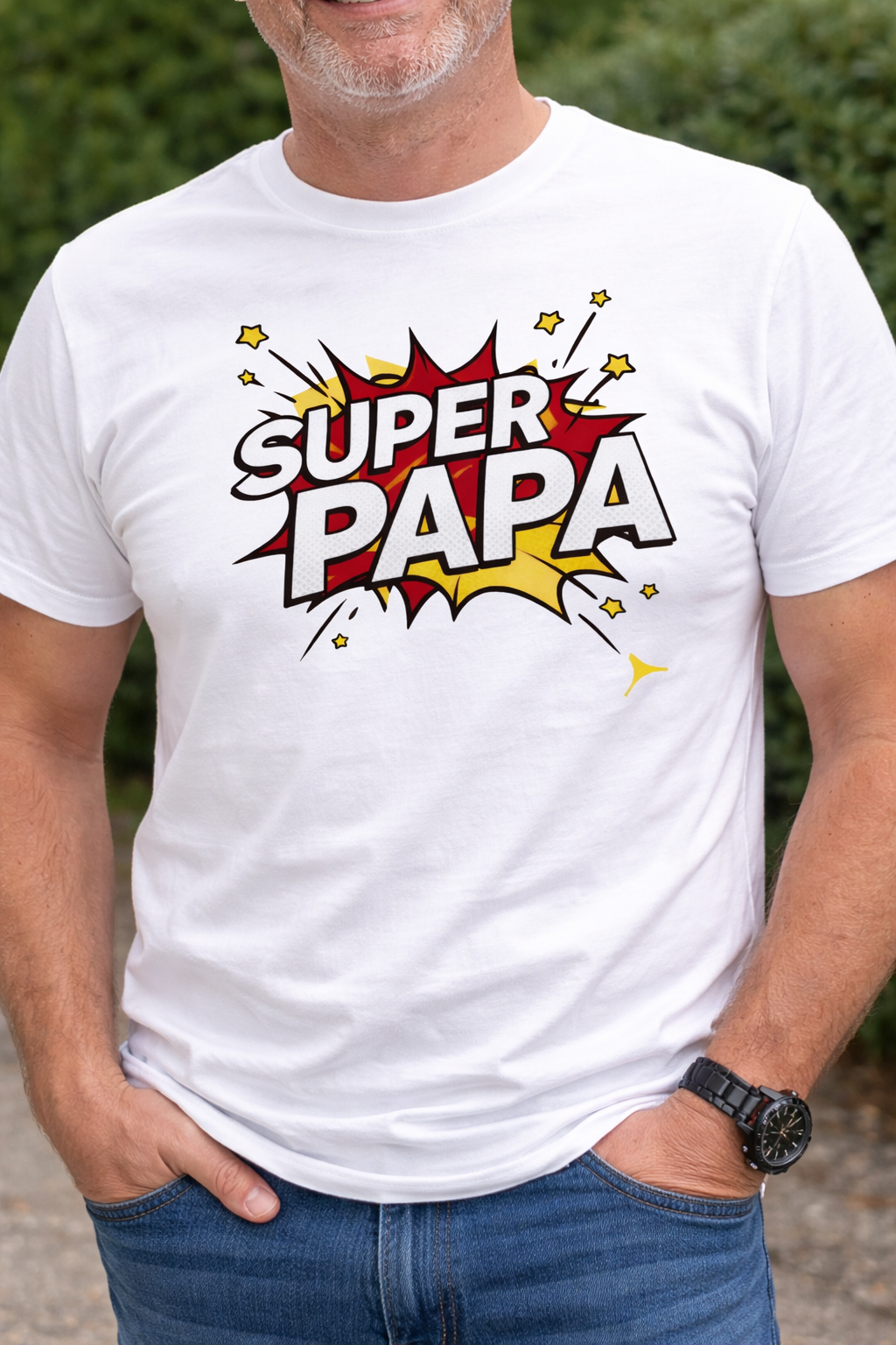 Bügelbild SUPER PAPA