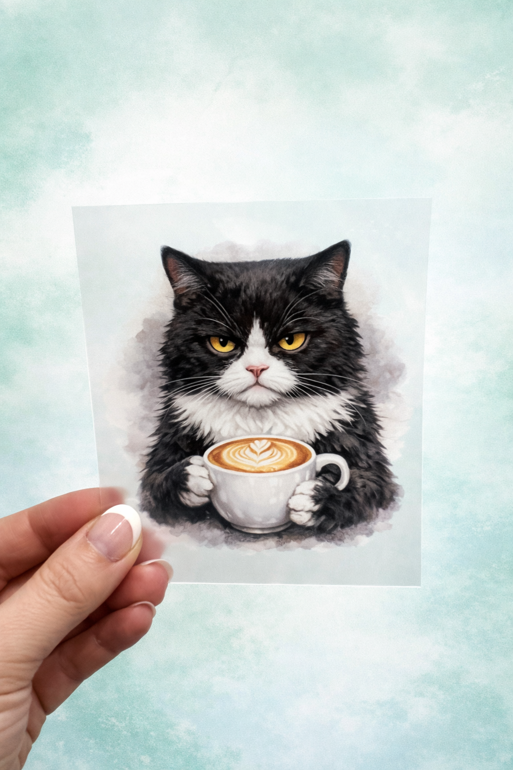 Bügelbild Crumpy Cat Nr. 3