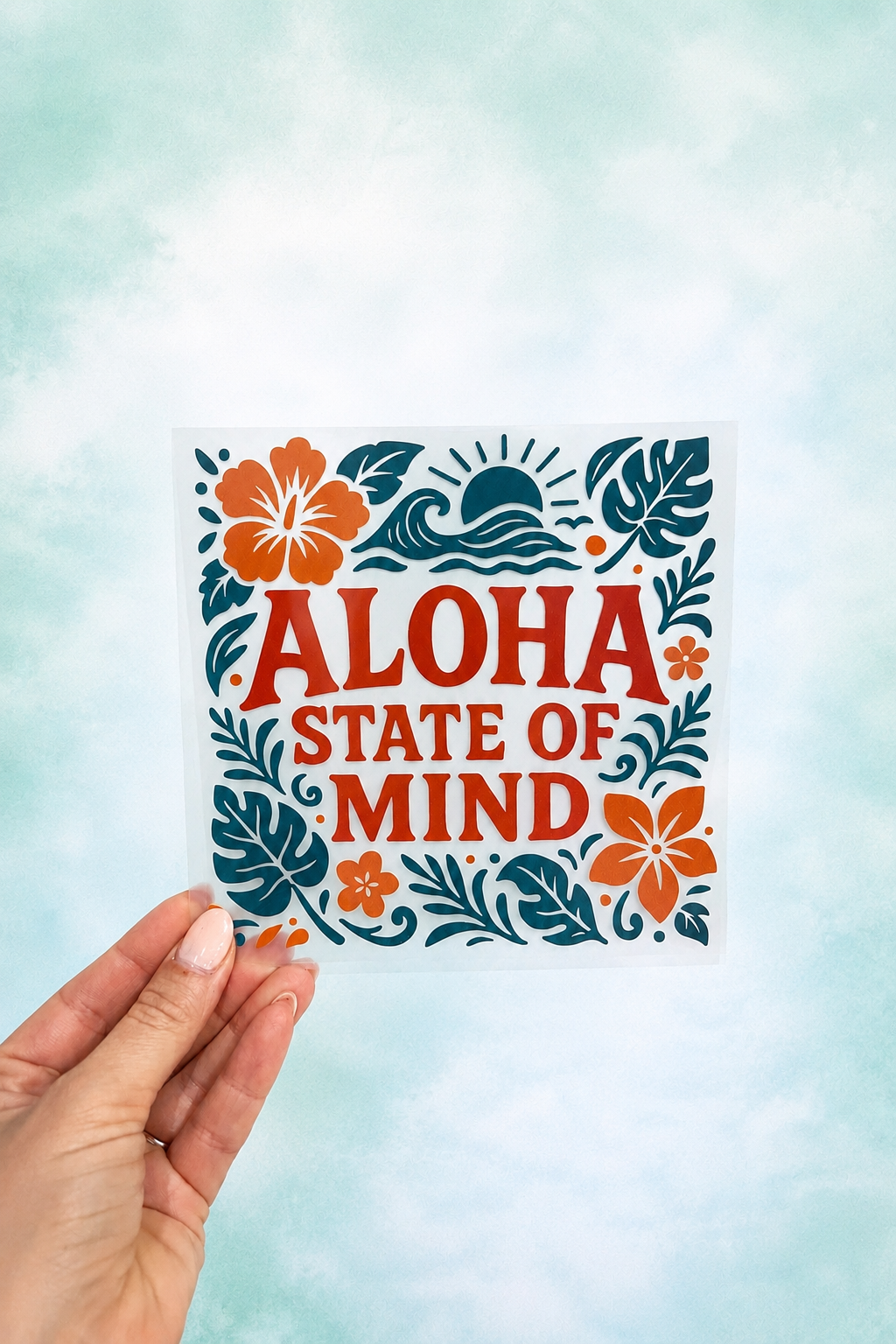Bügelbild ALOHA STATE OF MIND
