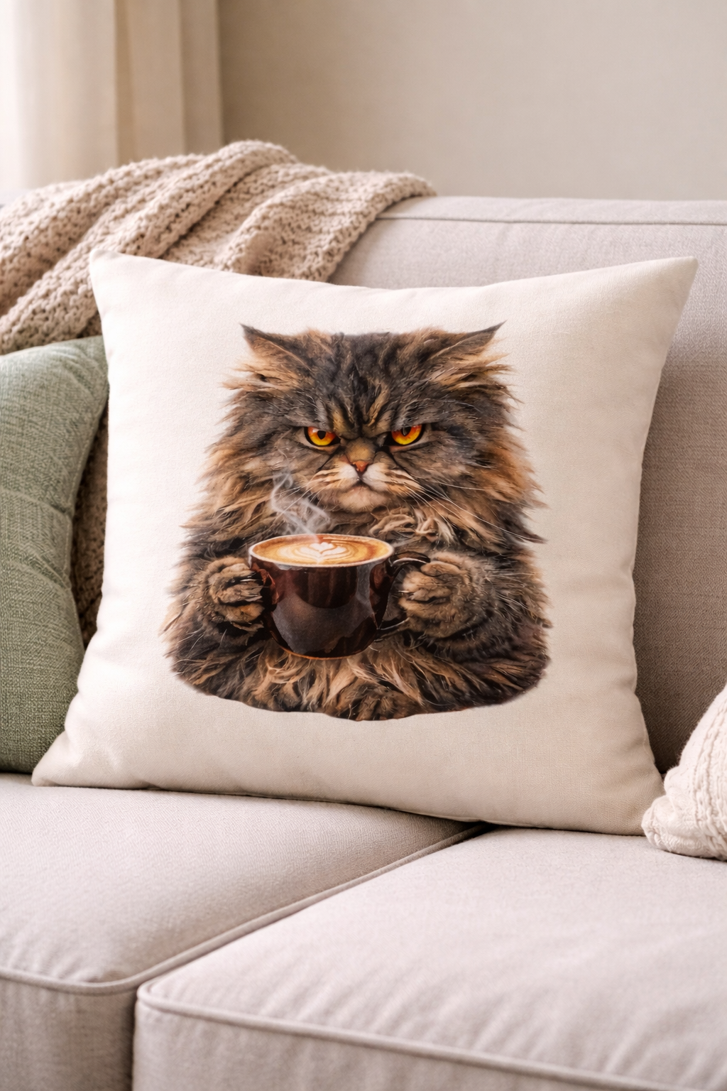 Bügelbild Crumpy Cat Nr. 2