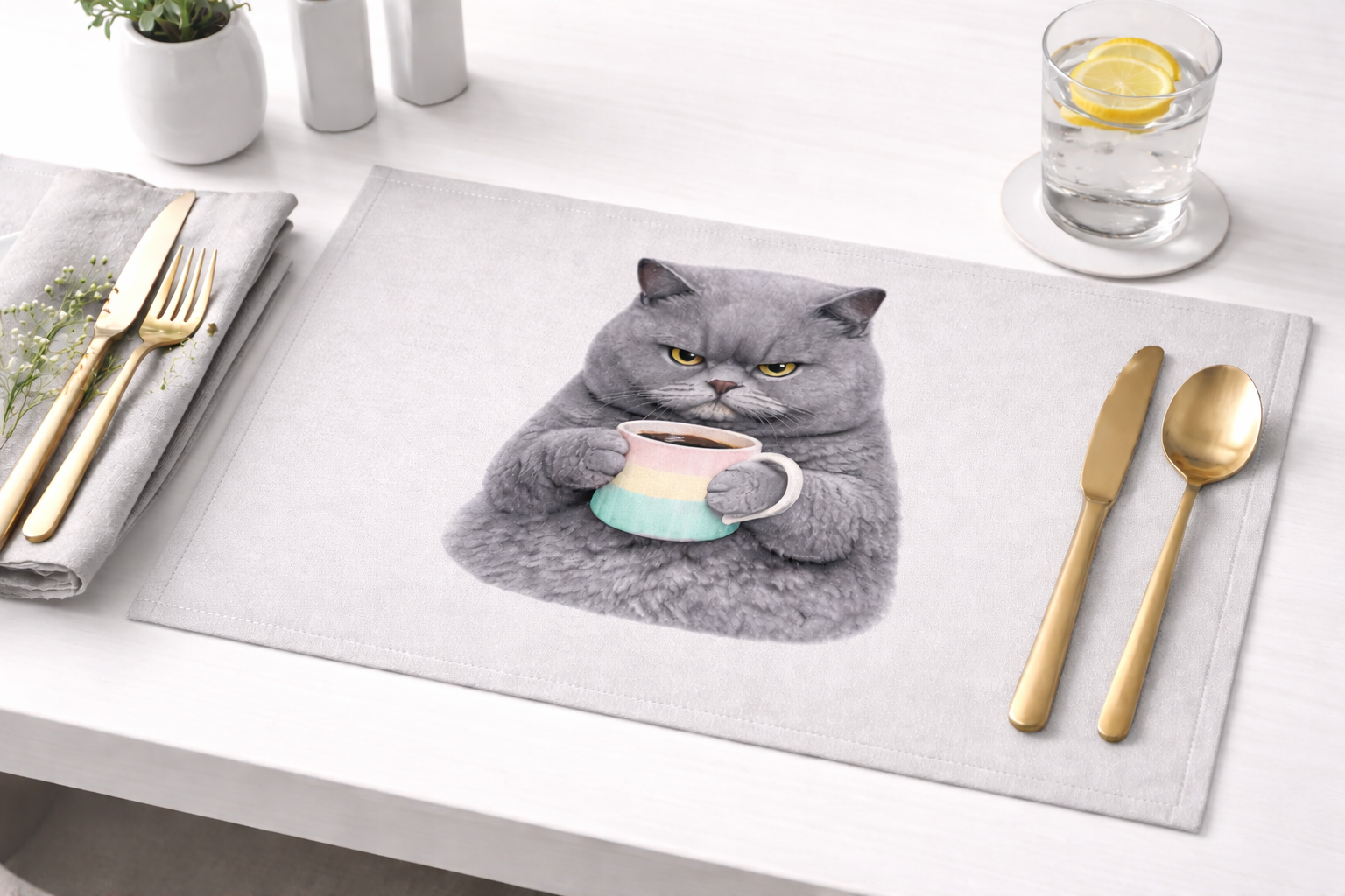 Bügelbild Crumpy Cat Nr. 5