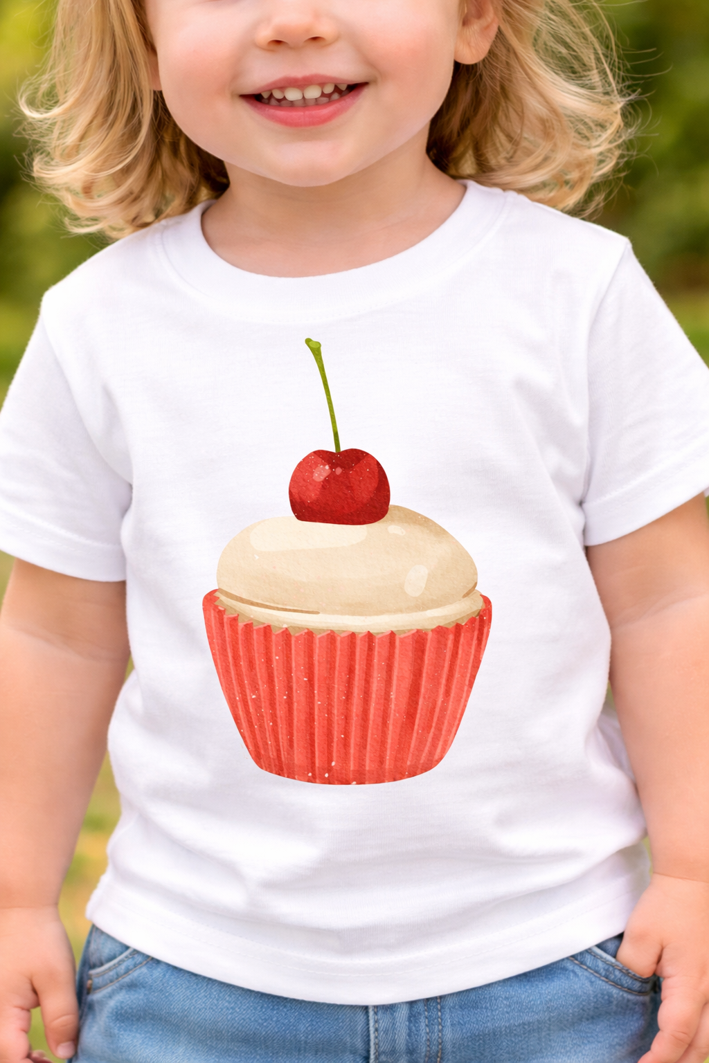 Bügelbild Cupcake