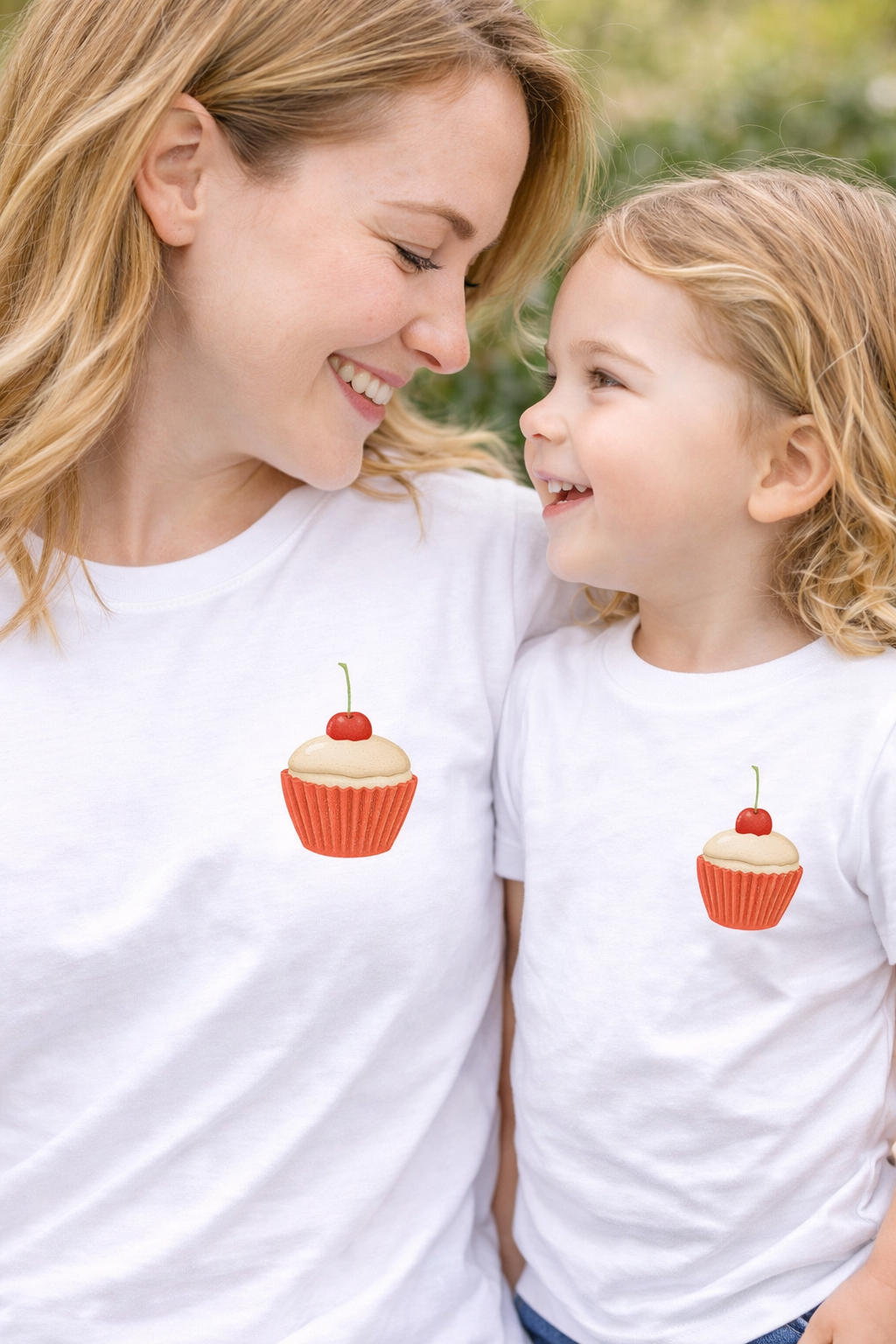 Bügelbild Cupcake
