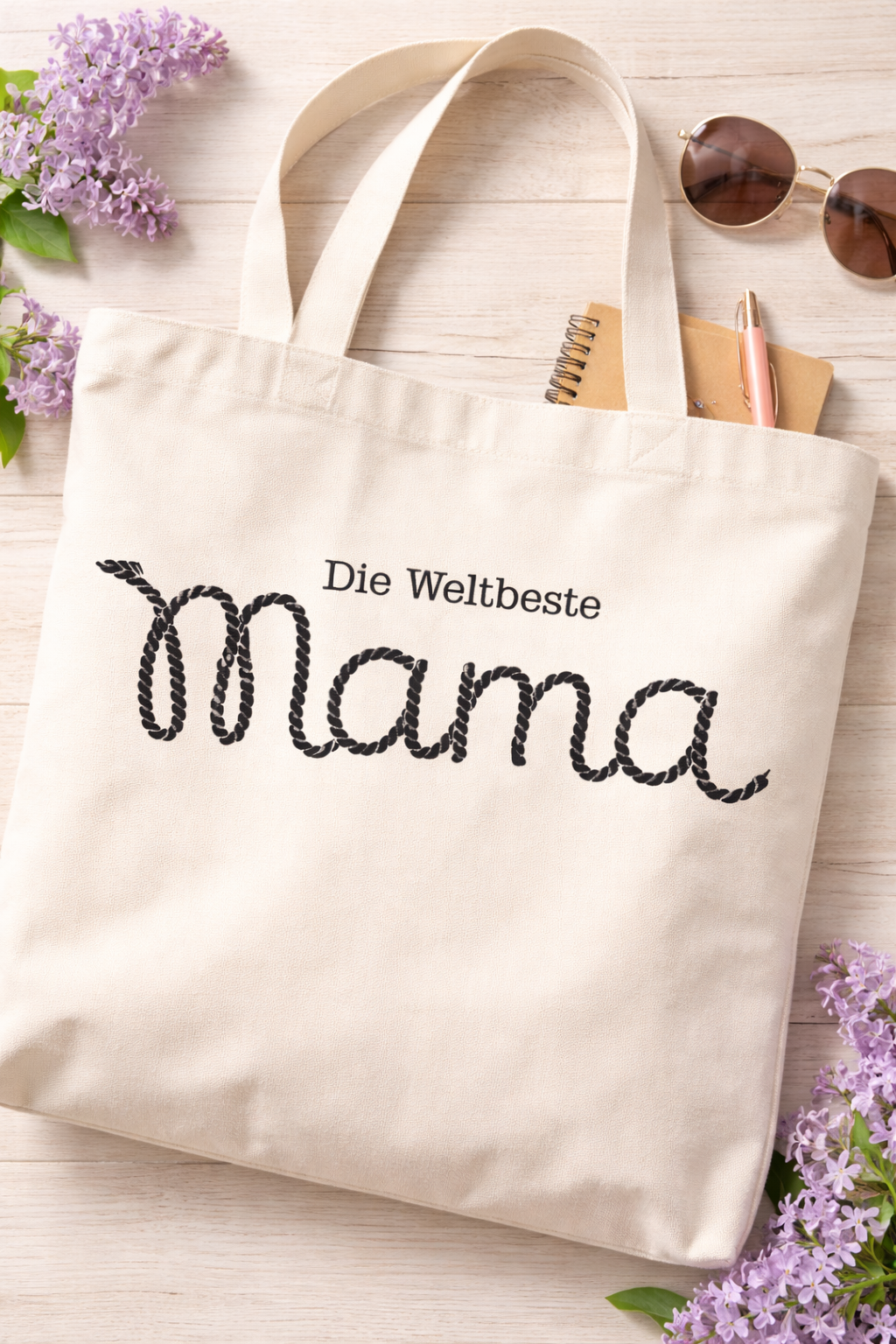 Bügelbild die weltbeste Mama