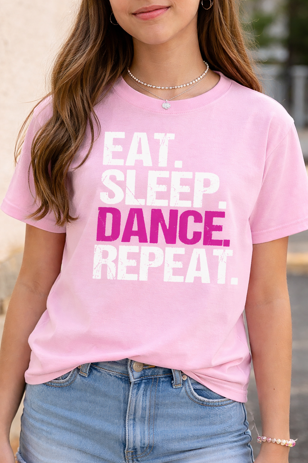 Bügelbild EAT SLEEP DANCE REPEAT