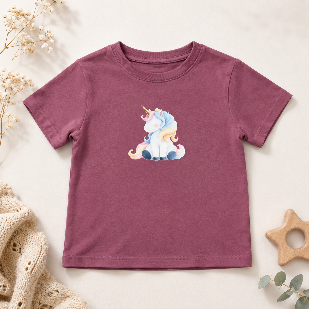 Bügelbild Einhorn