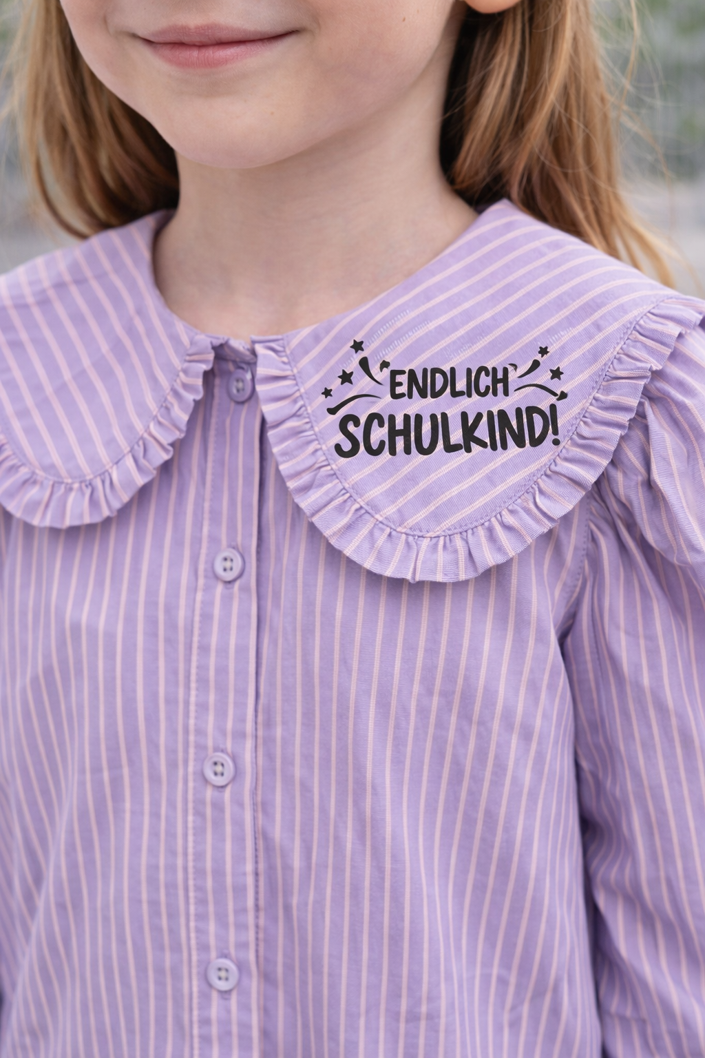 Bügelbild Endlich SCHULKIND