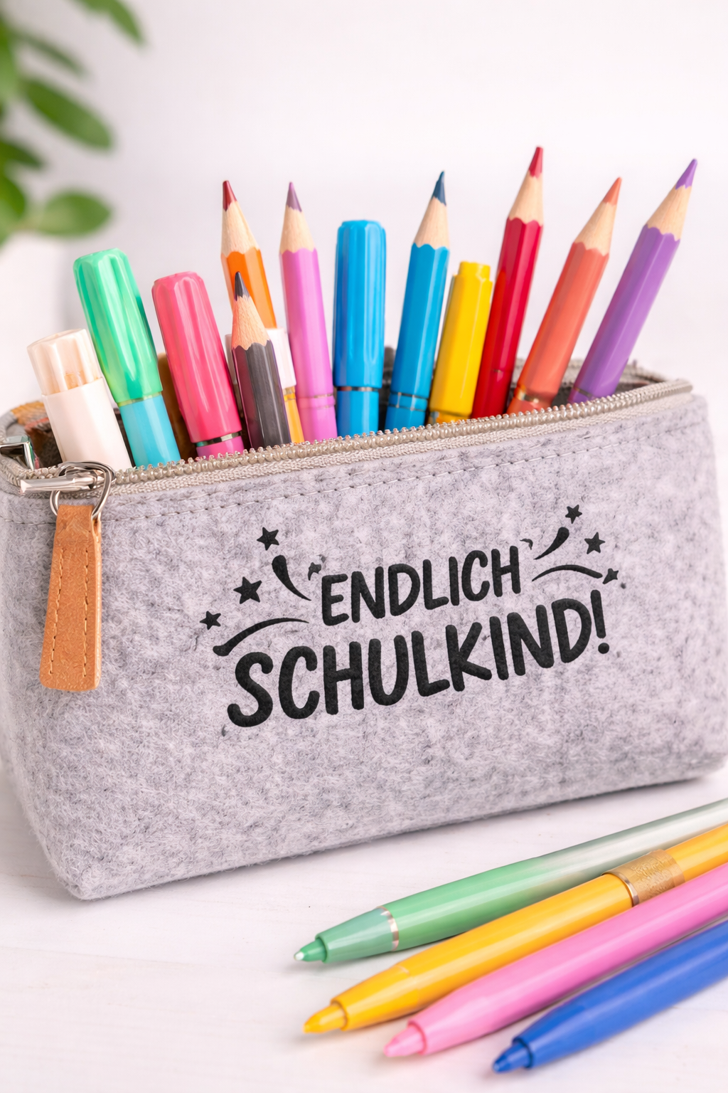 Bügelbild Endlich SCHULKIND