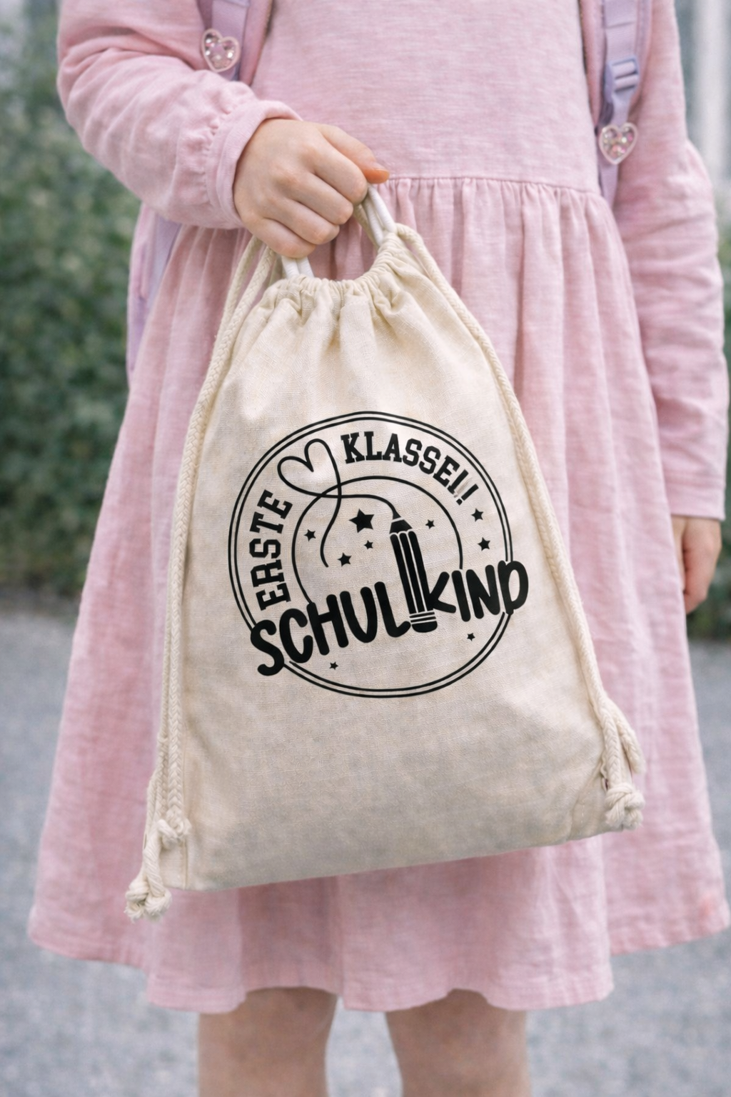 Bügelbild Erste Klasse! Schulkind