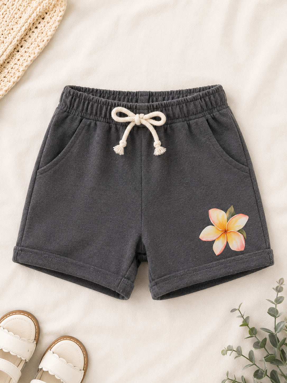 Bügelbild Hawaii Blume